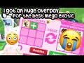 I GOT A HUGE OVERPAY FOR THE BEST MEGA EXOTIC IN ADOPT ME