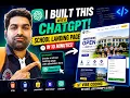 I Built a School Landing Page with ChatGPT in 10 Minutes Vibe Coding Tutorial