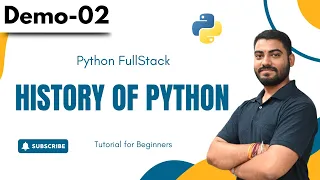Python FullStack Demo 02 History of Python Python Tutorial for Beginners