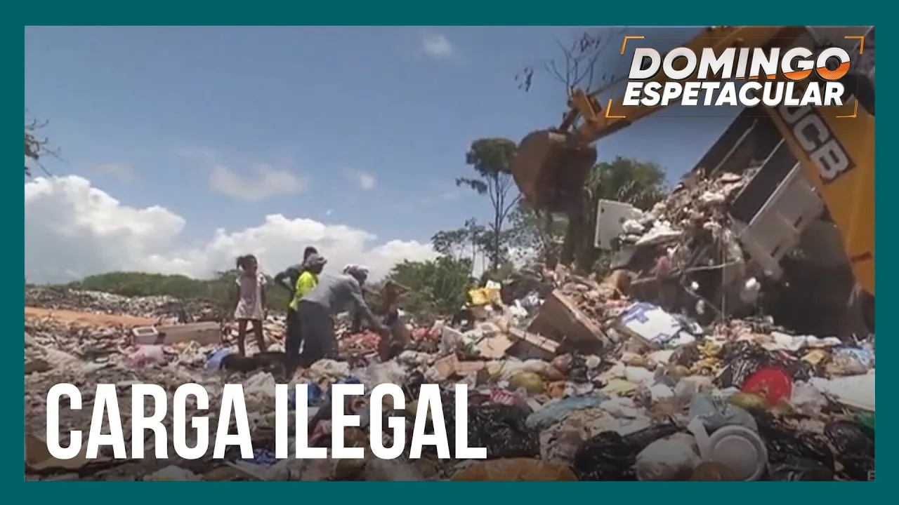 Exclusivo: quadrilhas importam toneladas de lixo para o Brasil