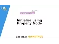 How to Initialize controls using Property Node - LabVIEW