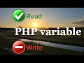 PHP Class Create read-only variable for external access and writeable for internal use