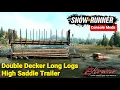 New Double Decker Long Logs High Saddle Trailer in SnowRunner Phase 6 Update