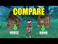 Comparing Horse With Rhino For Pvp Pets Guide - Conan Exiles beginners guide