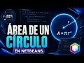 CALCULA EL AREA DE UN CIRCULO EN JAVA Facil y rapido en NetBeans