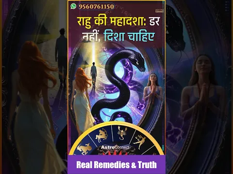 Rahu ki Mahadasha - डर नहीं, दिशा चाहिए