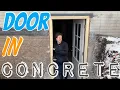 How To Install An Exterior Door In A Concrete Wall
