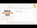 How to Create a Tournament Bracket in Google Slides Printable Bracket Grid