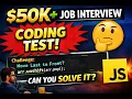 This is the EXACT 50K Interview Test Companies Give JavaScript Challenge for Developers