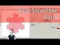 Algorithmic Modeling 1 Koch Snowflake in Grasshopper