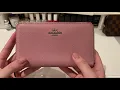 Coach Medium Zip Around Wallet REVIEW WHAT FITS INSIDE