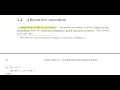 3 4 Alternative Execution