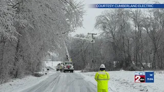 Power outages remain after winter storm