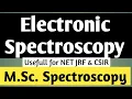 What is Electronic Spectroscopy Types of Electronic spectroscopy MSc and NET CSIR Spectroscopy