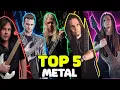Lagu TOP 5 Metal Shred Guitarists 🤘