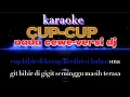 KARAOKE CUP-CUP | NADA CEWE VERSI DJ | CIPT:RHOMA IRAMA | LAGU DANGDUT PUPOLER