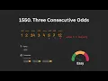 1550 Three Consecutive Odds