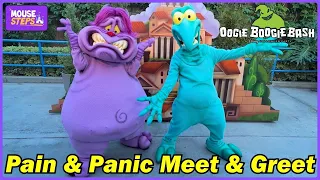 Pain and Panic from 'Hercules' Meet and Greet at Oogie Boogie Bash 2026 - Disneyland Halloween