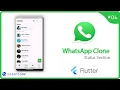 Designing a WhatsApp Clone Status Screen Using Flutter UI Tutorial 06