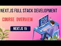 Next js Full Stack Development Course Walkthrough Next js 15 Part-1