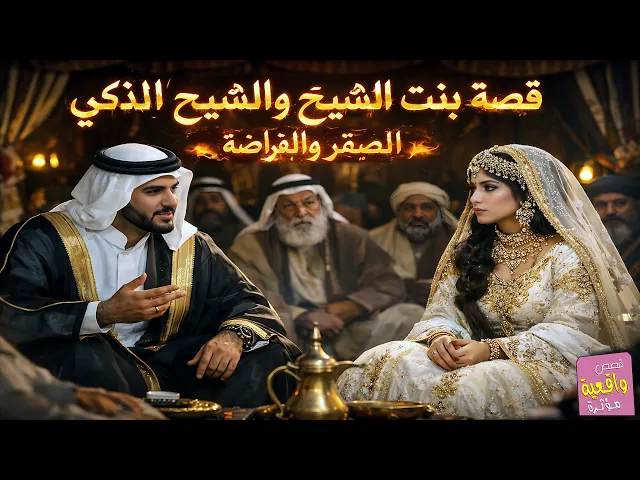⁣قصة عجيبة بنت الشيخ وابن الشيخ الذي اصبح شيخ عشيرتين بحكمته وذكائه