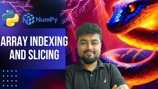 Python Tutorial for Beginners Array indexing and slicing Hindi