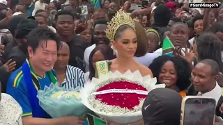 Diamond amwwaga sifa kwa Miss Grand International Jihan kwa kurudi na ushindi|Tuna nguvu tukiungana