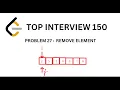 Remove Element - Leetcode 27