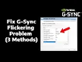 How To Fix G-Sync Lagging 3 Methods