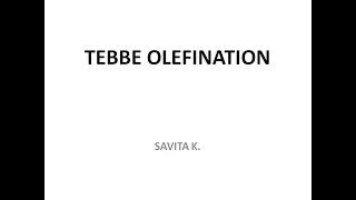 Download TEBBE OLEFINATION MP3