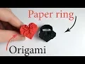 Download Lagu Beautiful Paper RING HEART | Easy Origami Jewelry Tutorial DIY
