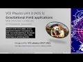 Gravitational Field Applications VCE Physics Unit 3