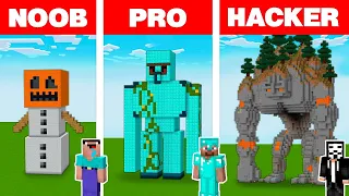 Minecraft NOOB vs PRO vs HACKER: BUILD CHALLENGE in Minecraft Cartoon amimation