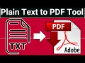 Build a PDF Document Generator From Raw Text Tool in Browser Using jsPDF Library in Javascript