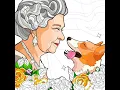 Queen Elizabeth with her Corgi