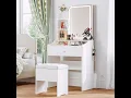 Easy Assembly Guide LIKIMIO s Versatile Makeup Vanity Desk for a Stylish Bedroom