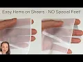 Lagu How to Sew a Fine Very Narrow Rolled Hem on Sheer Fabric - 2 Methods How to hem lightweight fabric