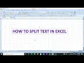 Split text using Mid function in Excel