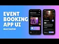 React Native Event Booking App UI