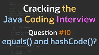 What about equals and hashCode - Cracking the Java Coding Interview