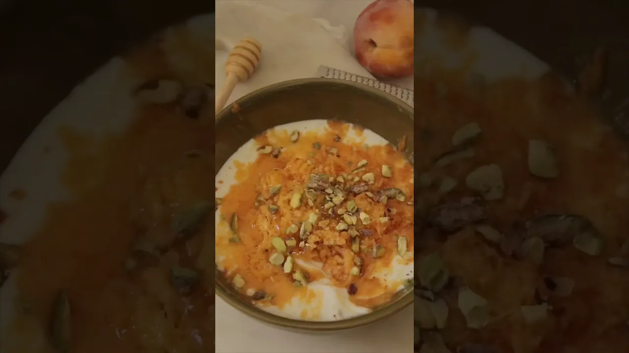 آيسكريم الخوخ 😩😋