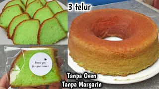 bolu jadul pandan 3 telur jumbo u0026 empuk sekali