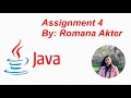 Assignment 4 on Java Using Loop Method Homework 4 Most Important String Methods in Java IT