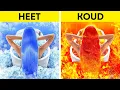 Download Lagu EXTREME HEET VS KOUD CHALLENGE || Vuurmeisje vs watemeisje zijn geadopteerd! Ouderhacks door 123 GO!
