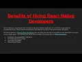 Why Hire React Native Developers