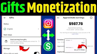instagram send gift monetization instagram send gift setup kaise kare