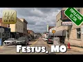 Driving Around Small Town Festus Missouri in 4k