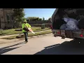 Irving Solid Waste Services CCC Heil Rear End Loader Garbage Truck Part 1