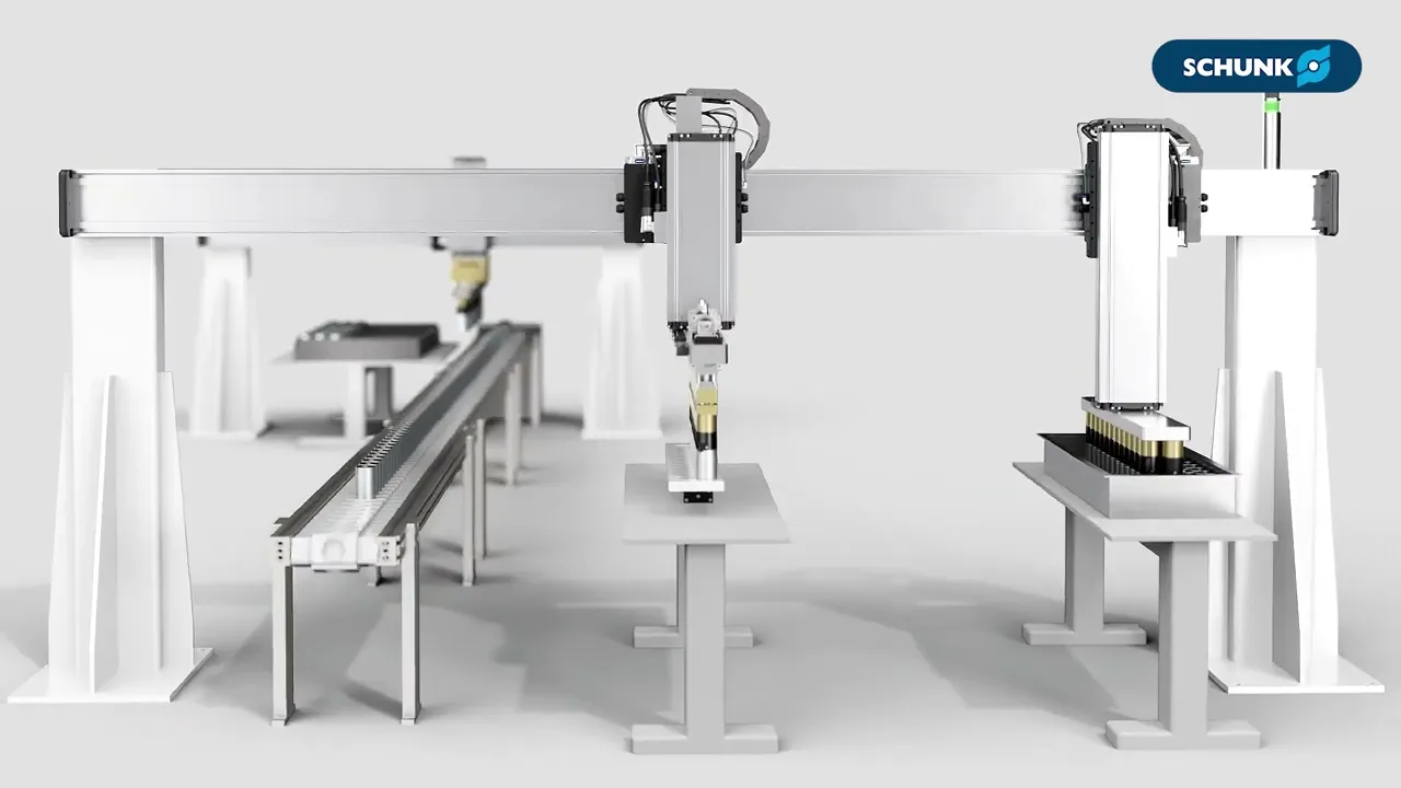 SCHUNK 3D product video animation