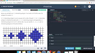 ShapeArea - Codefights